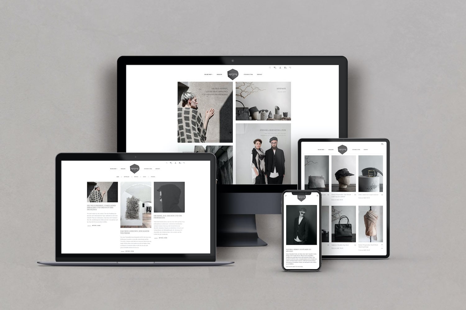 Die Früchte der Krise: neue Website, neuer Online Shop, neues Magazin - eigensinnig wien