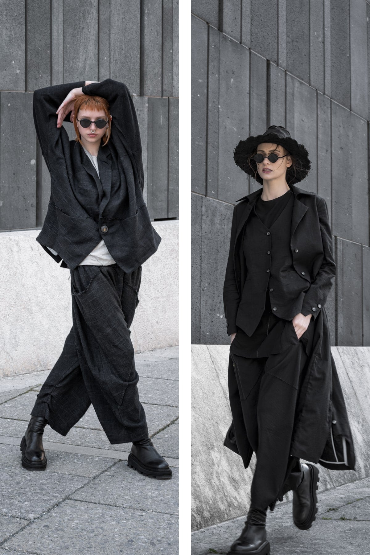 Oversize Anzug für Damen im Avantgarde Style