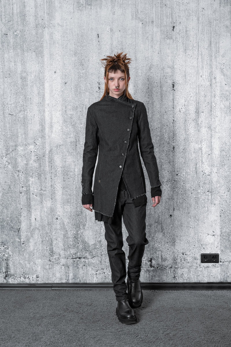 eigensinnig wien | Camus | Außergewöhnliche Jeansjacke für Damen in Grau