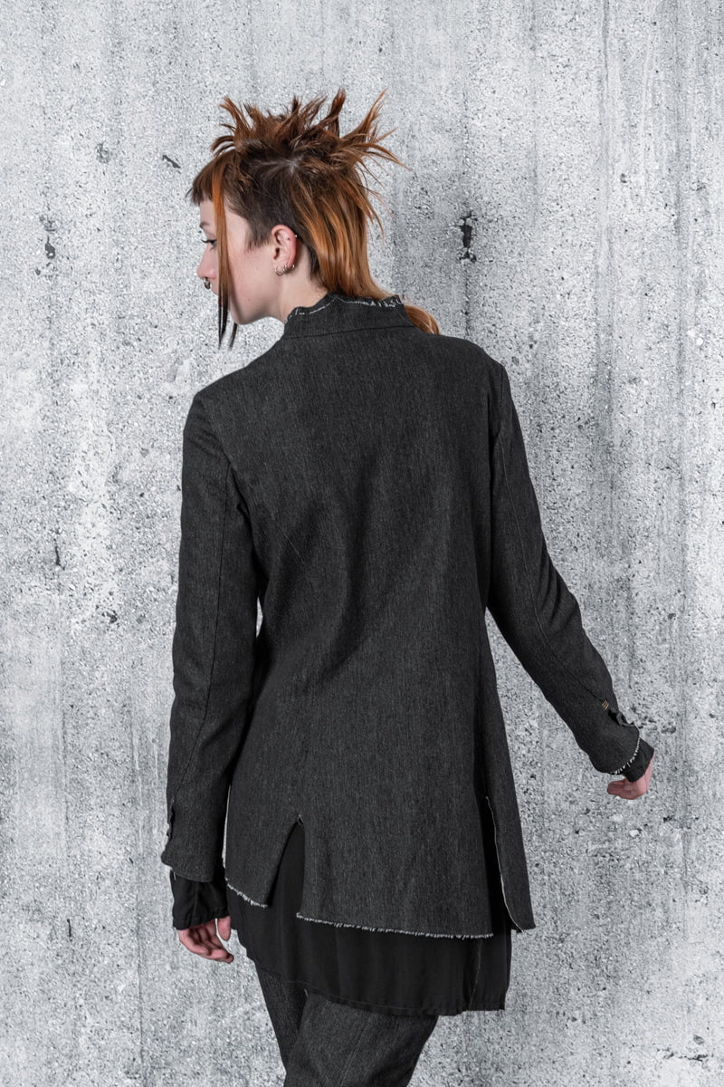 eigensinnig wien | Camus | Außergewöhnliche Jeansjacke für Damen in Grau