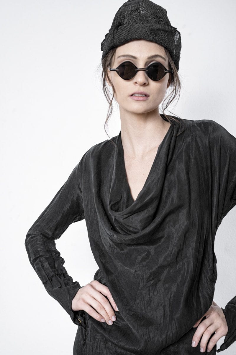 eigensinnig wien | Charleston | Festliches Sommerkleid für Damen in Dunkelgrau