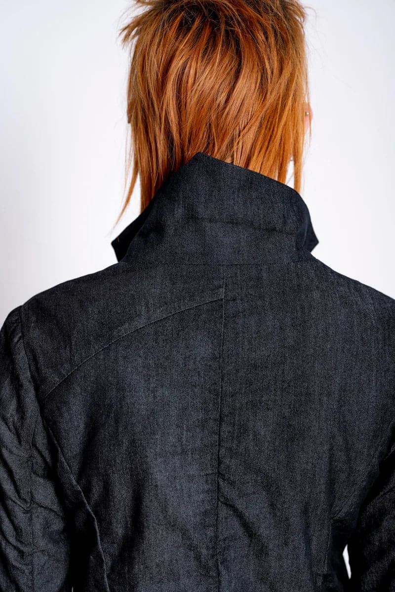 eigensinnig wien | Christie | Eleganter, außergewöhnlicher Damen Sommerblazer aus Baumwolle