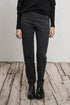 eigensinnig wien |  Didion | Slim Fit Damenhose aus leichtem Leinen in anthrazit
