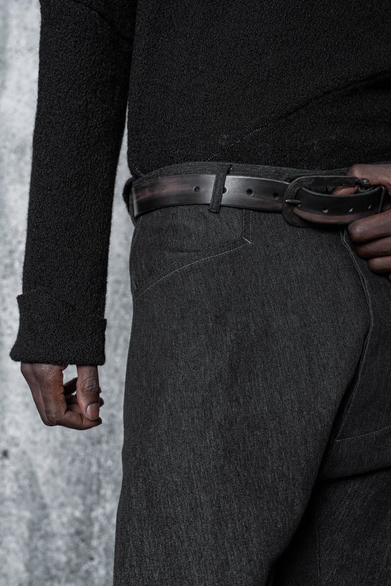 eigensinnig wien | Feuerhaken | Graue Baggy Jeans für Herren aus Baumwolle