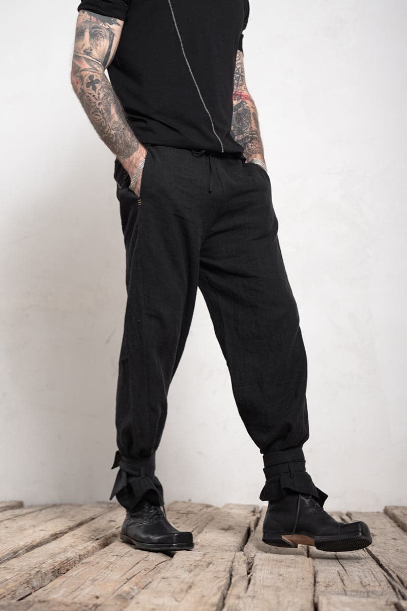 eigensinnig wien | Feyerabend | Leichte, sommerliche Leinenhose in schwarz