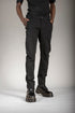 eigensinnig wien | Gropius | Schwarze Designer Slim Fit Chino Hose für Herren
