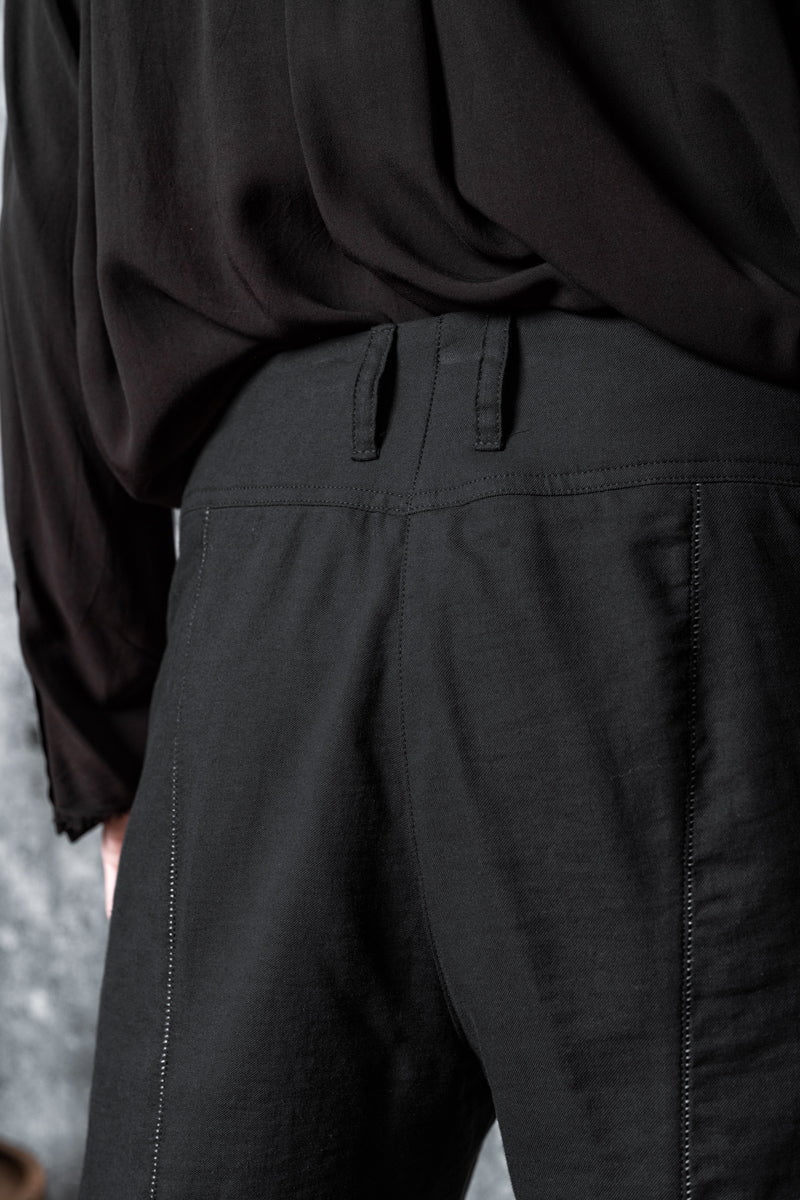 eigensinnig wien | Kierkegaard | Schwarze Chino Hose für Damen aus Baumwolle