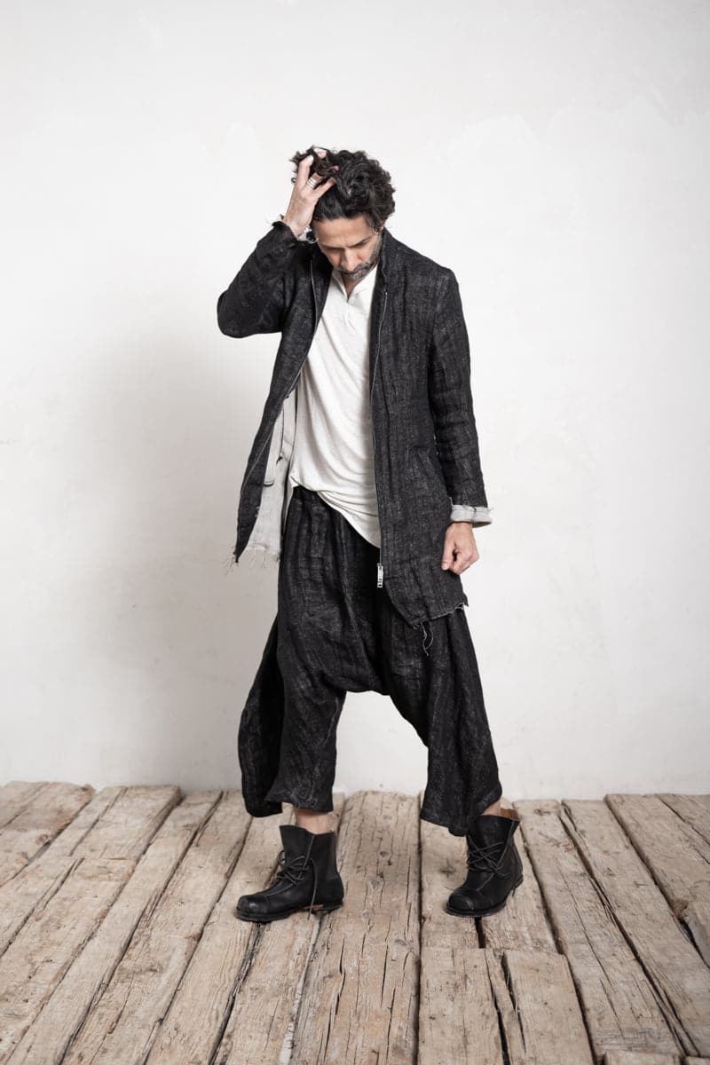 eigensinnig wien | Liessmann | Haremshose aus speziellem Leinen schwarz