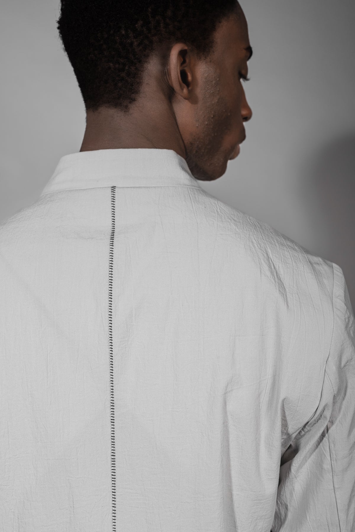 eigensinnig wien | Mises | Weißes Designer Herren Sommersakko aus japanischer Baumwolle