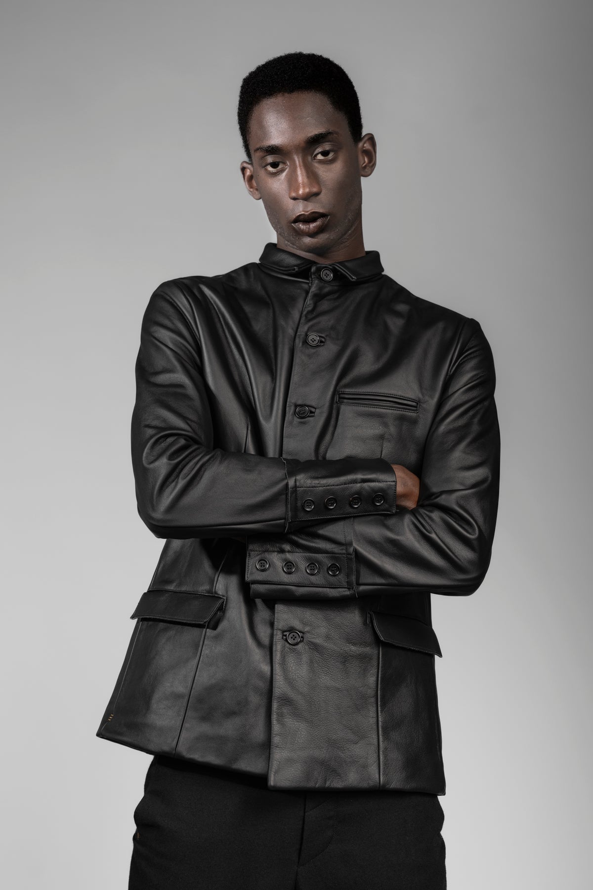 Schal Outfits Mit Schwarzer Lederjacke VILA WEICHER Schal Medium