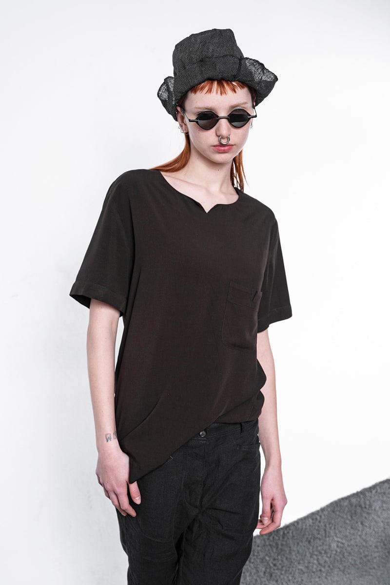eigensinnig wien | Ricoeur | Leichtes T-Shirt für Damen und Herren in Schwarz