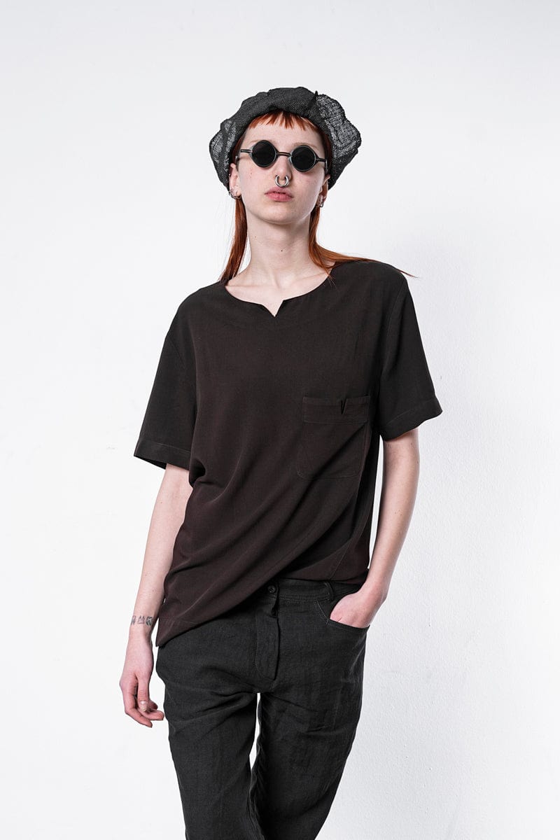 eigensinnig wien | Ricoeur | Leichtes T-Shirt für Damen und Herren in Schwarz