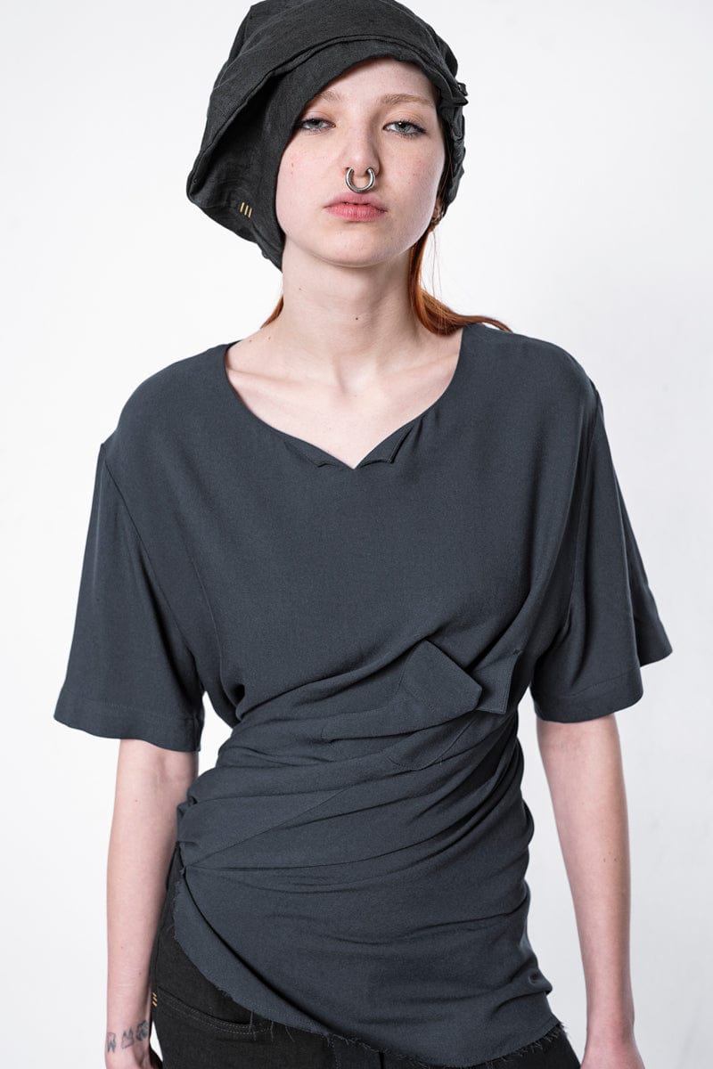 eigensinnig wien | Ricoeur | Sommerliches Designer T-Shirt für Herren und Damen in Blau