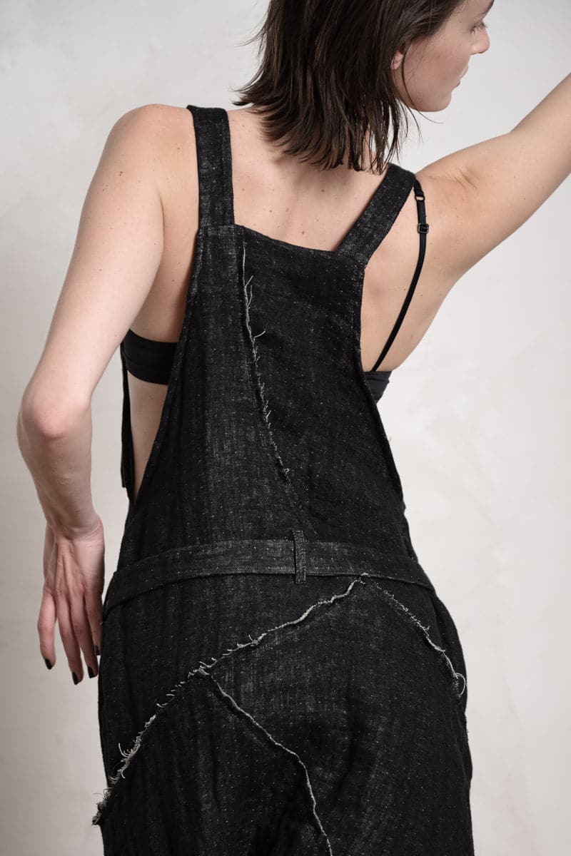 eigensinnig wien | Rilke | Leinen Jumpsuit in schwarz