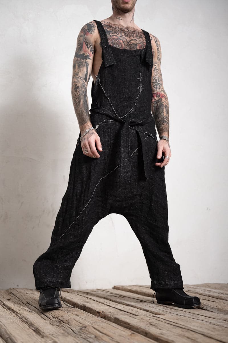 eigensinnig wien | Rilke | Leinen Jumpsuit in schwarz