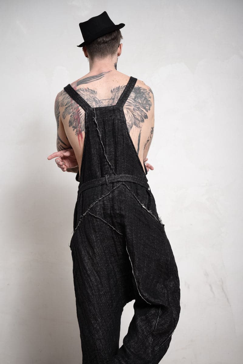eigensinnig wien | Rilke | Leinen Jumpsuit in schwarz
