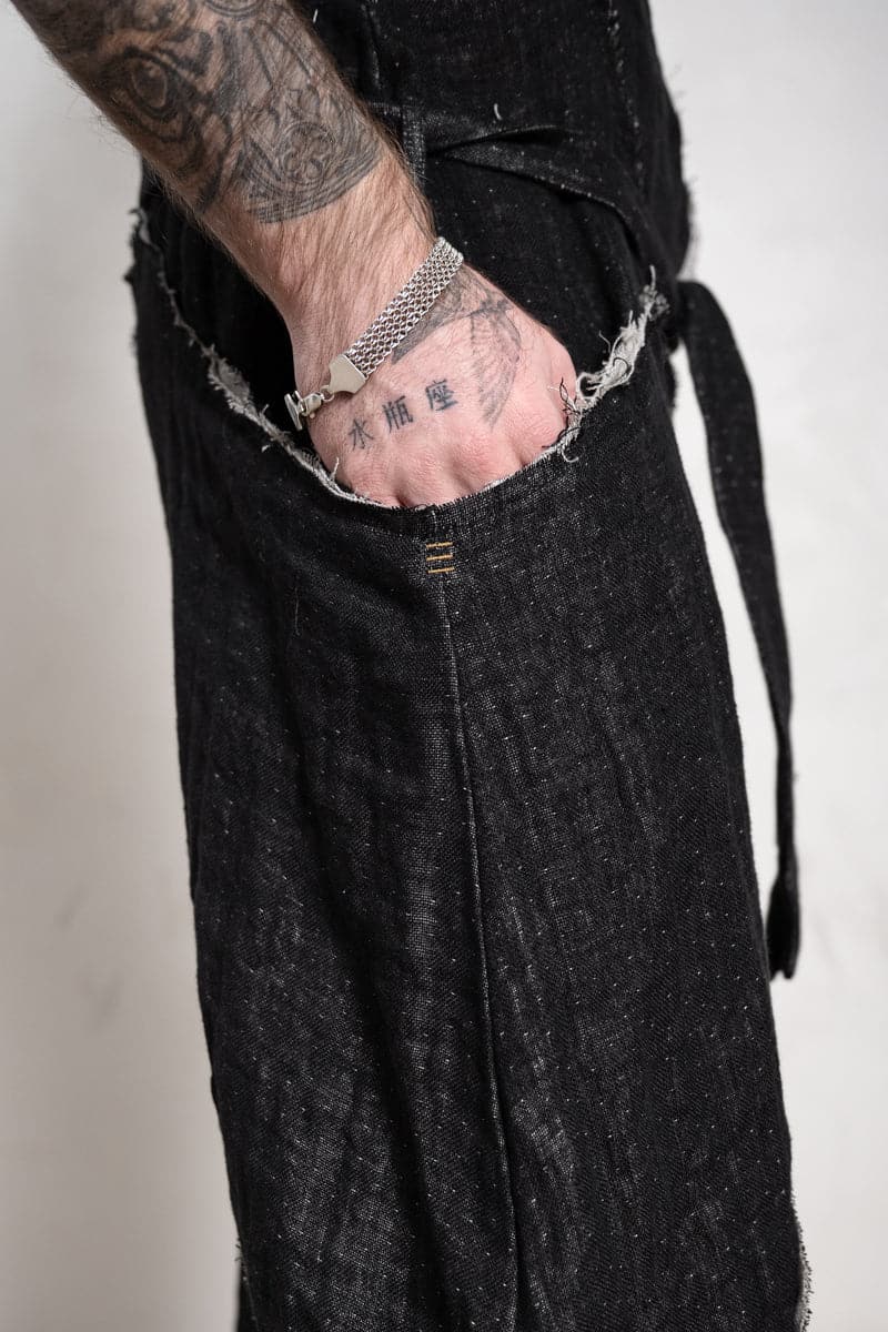 eigensinnig wien | Rilke | Leinen Jumpsuit in schwarz