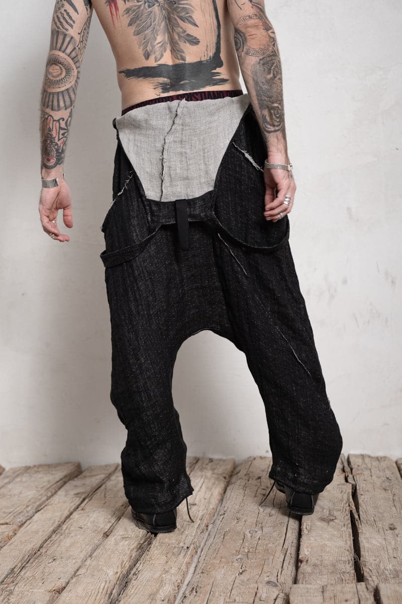 eigensinnig wien | Rilke | Leinen Jumpsuit in schwarz