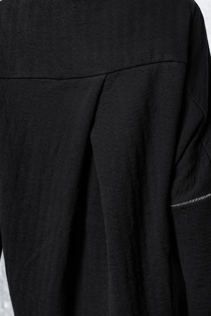 eigensinnig wien | Rosa | Schwarzer Oversize Strickpullover für Damen aus Wolle