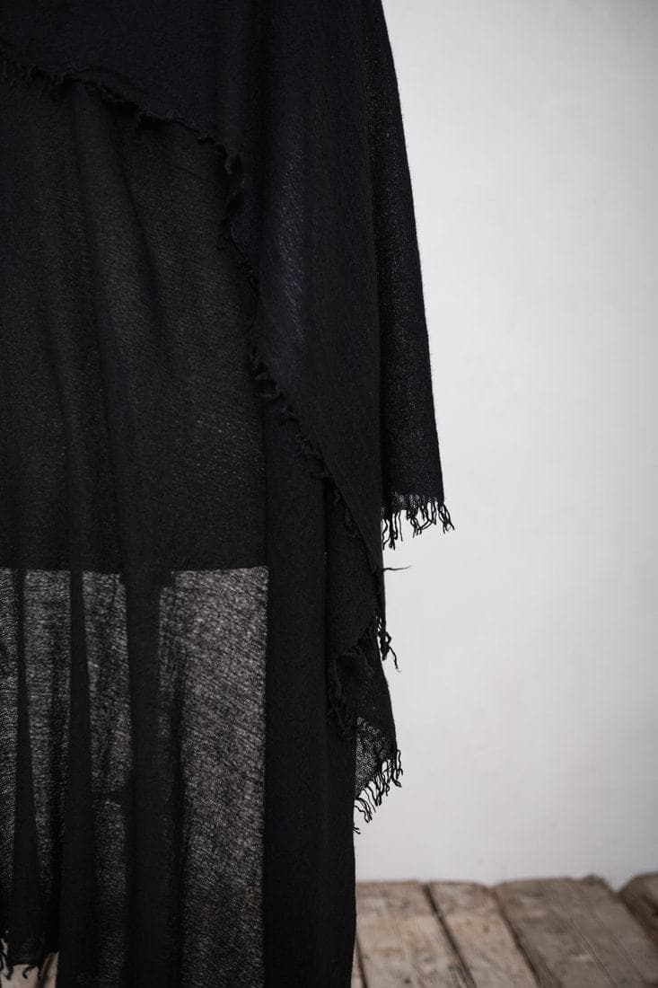 Faliero Sarti | Chiara/U | Feinster Kaschmir-Seidenschal, edel in schwarz