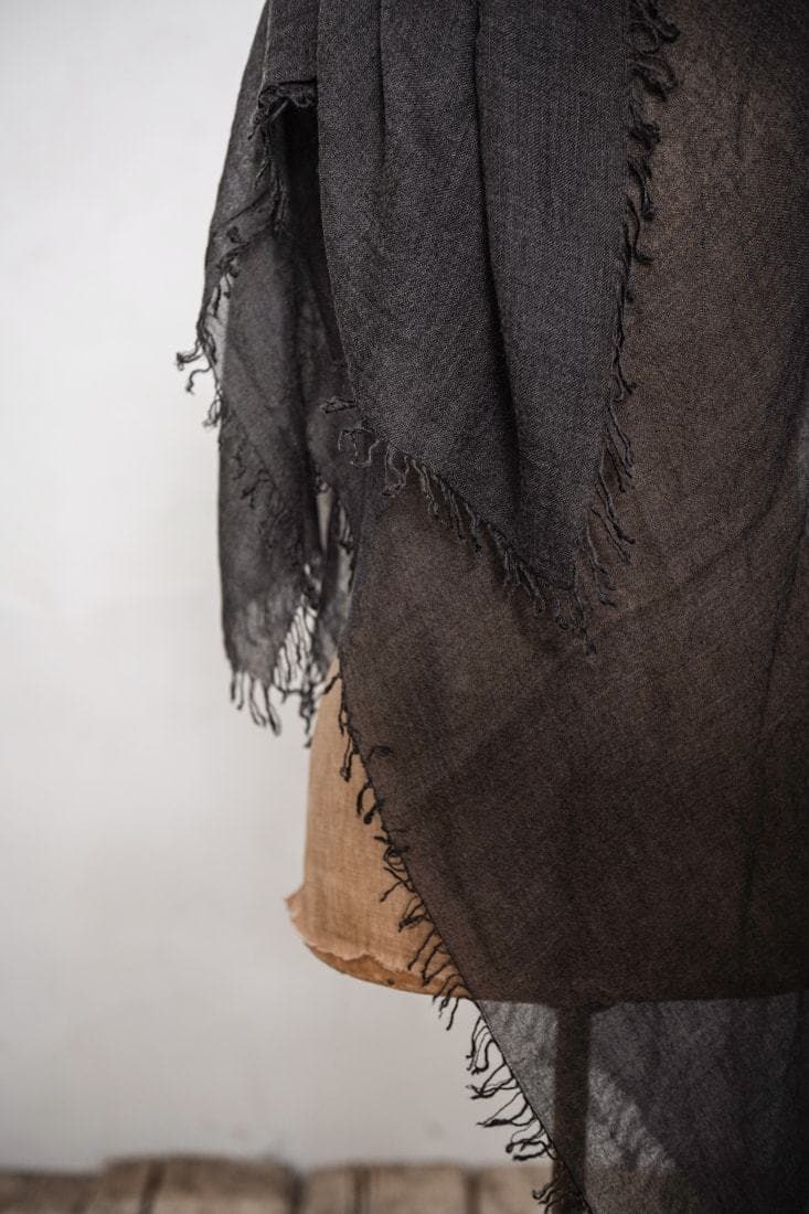 Faliero Sarti | New Lolly | Einzigartiger weicher Kaschmir-Seidenschal für Frühling und Sommer in braun