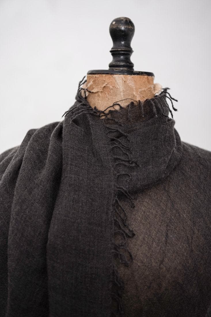 Faliero Sarti | New Lolly | Einzigartiger weicher Kaschmir-Seidenschal für Frühling und Sommer in braun