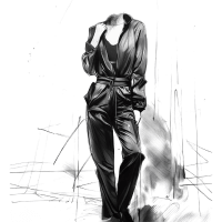 Women's all black outfits