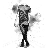 Slim fit fashion style for men