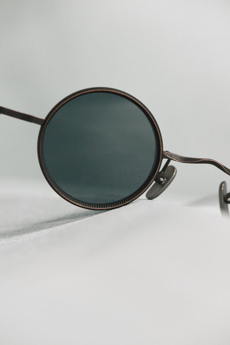 Rigards | RG1018TI | Kleine, runde Designer Sonnenbrille für Damen und Herren