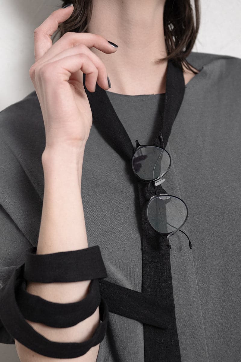 Rigards | RG1038ST | Ovale Sonnenbrille in Schwarz mit Clip On für Damen und Herren