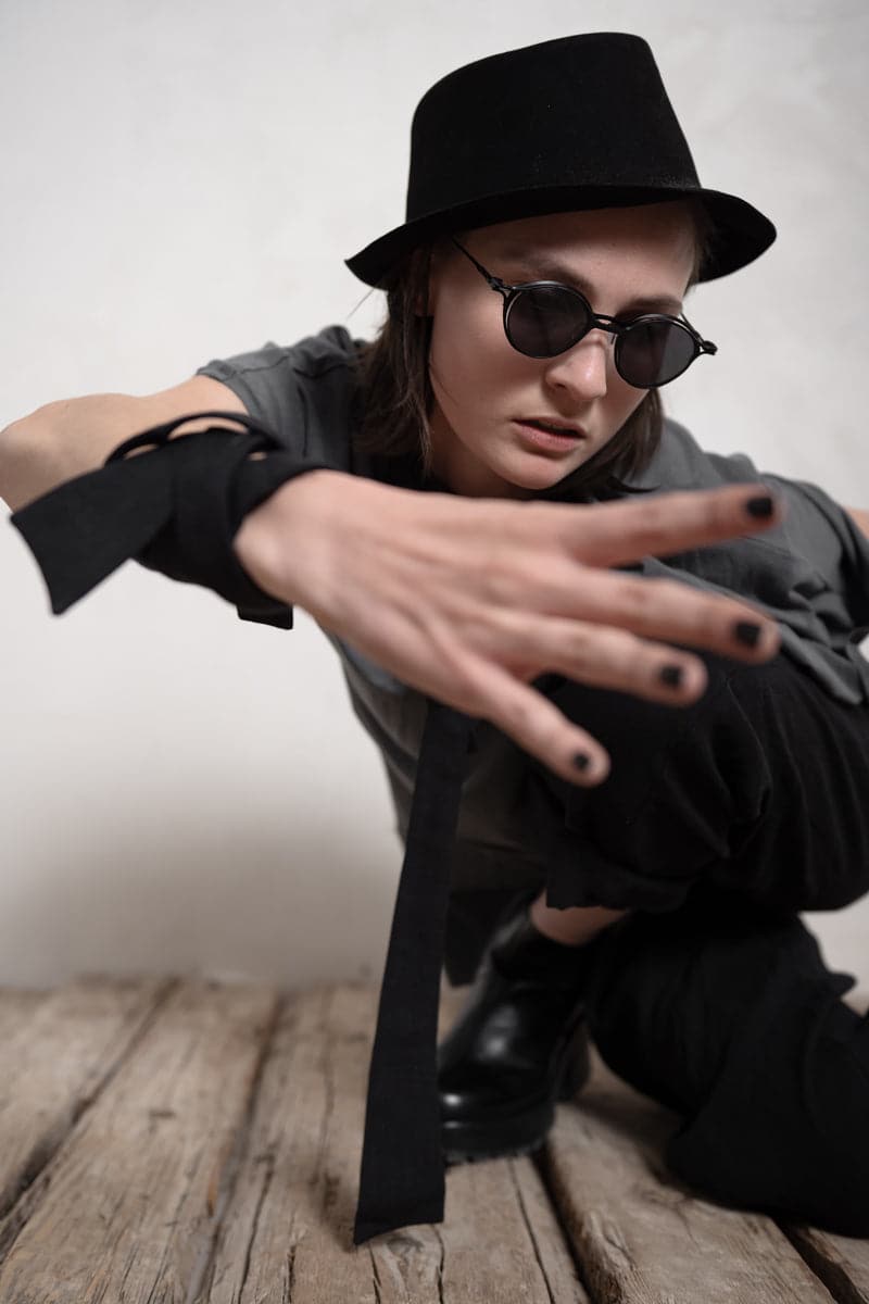 Rigards | RG1038ST | Ovale Sonnenbrille in Schwarz mit Clip On für Damen und Herren