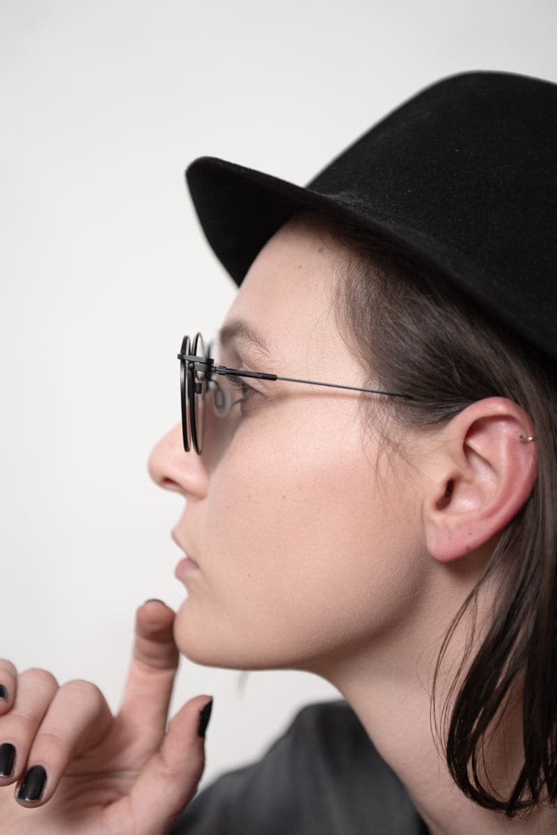 Rigards | RG1038ST | Ovale Sonnenbrille in Schwarz mit Clip On für Damen und Herren