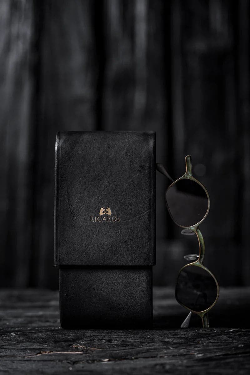 Rigards | RG1923CU | Extravagante Metall Sonnenbrille in ungewöhnlicher Form in Braun-Grün