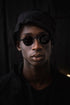 Rigards | RG1924TI | Extravagante Metall Clip On Sonnenbrille in ungewöhnlicher Form in Schwarz