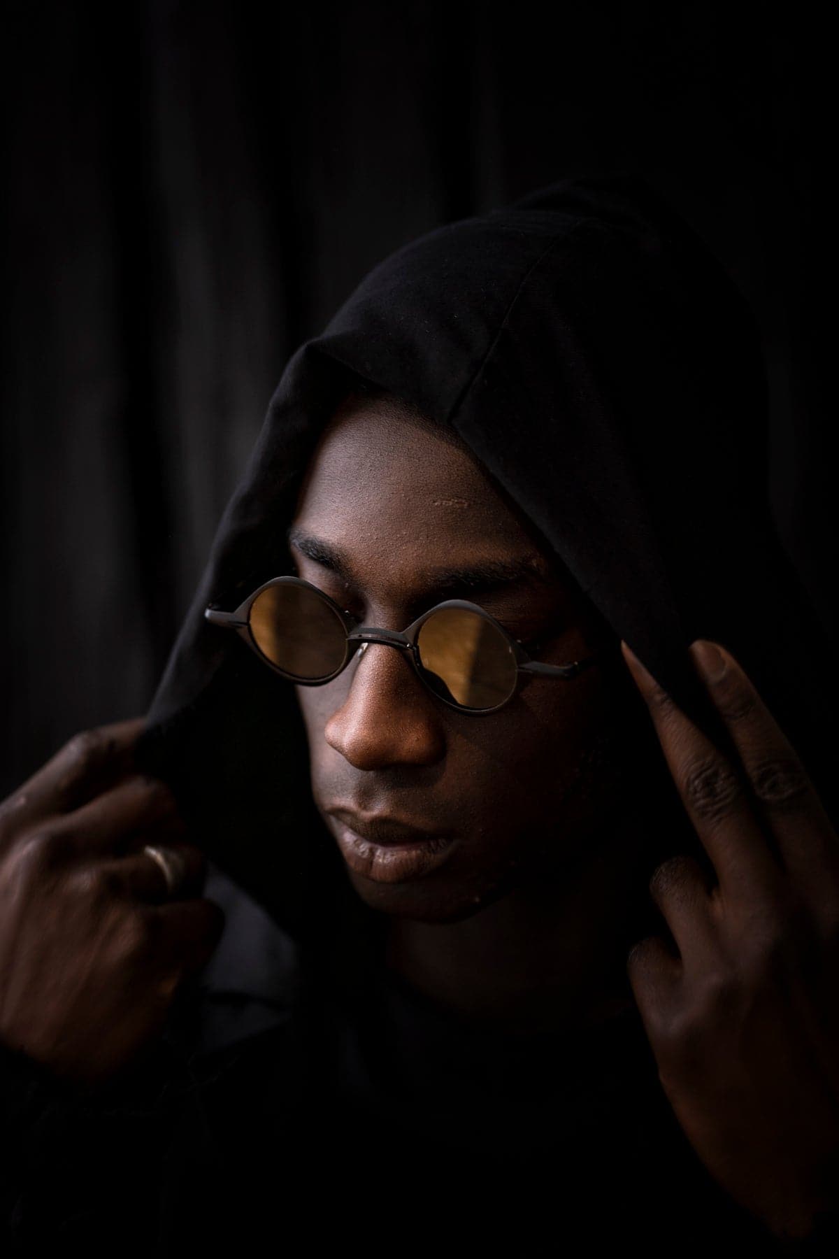 Rigards x Detaj | RG0825DT | Stylische Designer Sonnenbrille in Matt-Schwarz für Damen und Herren