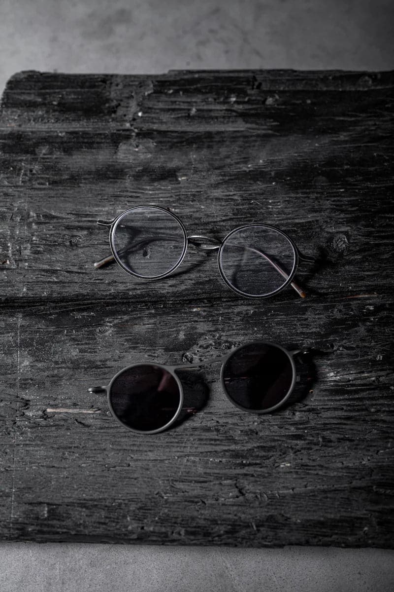 Rigards x The Viridi Anne | RG2001TVA | Außergewöhnliche große, runde Clip On Sonnenbrille in Schwarz