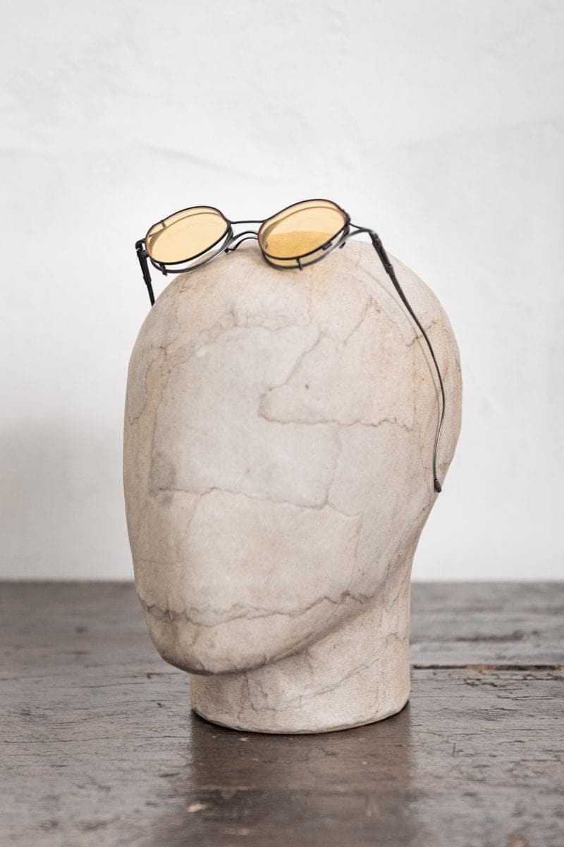 Rigards x The Viridi Anne | RG2021TVA | Außergewöhnliche Sonnenbrille mit abnehmbarem Clip in grau/gelb