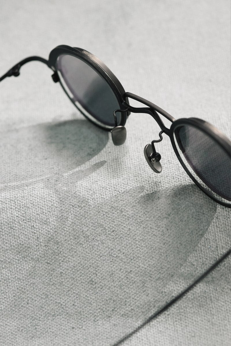 Rigards x Ziggy Chen | RG1008ZC | Extravagante, runde Clip On Sonnenbrille in Schwarz
