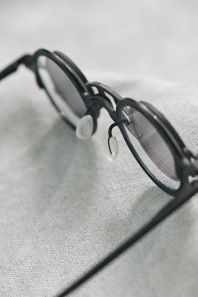 Rigards x Ziggy Chen | RG1911TI | Schwarze Clip On Designer Sonnenbrille für Damen und Herren