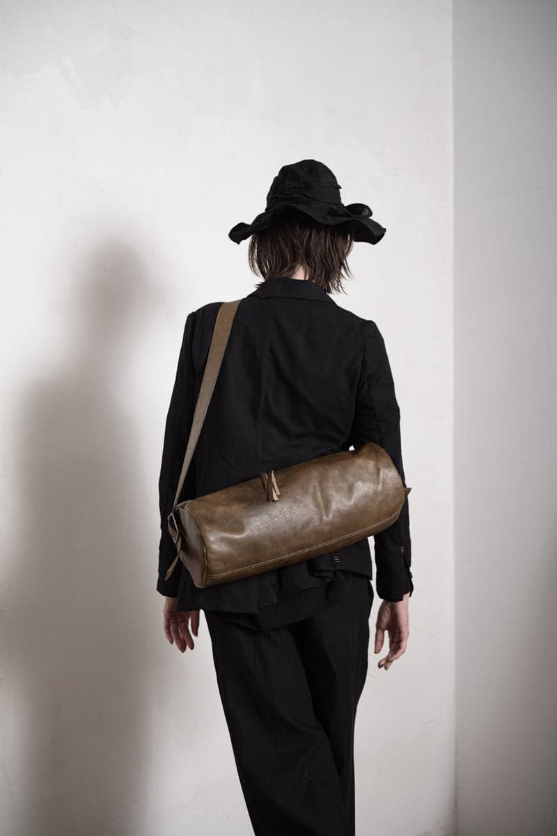 Tagliovivo | Baguette Bag | Baguetteförmige Ledertasche aus Leder in grün