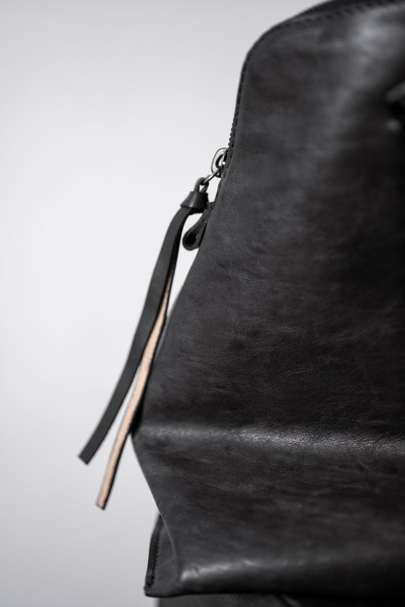 Tagliovivo | Bauletto L | Exklusive, schwarze Leder Handtasche für Damen