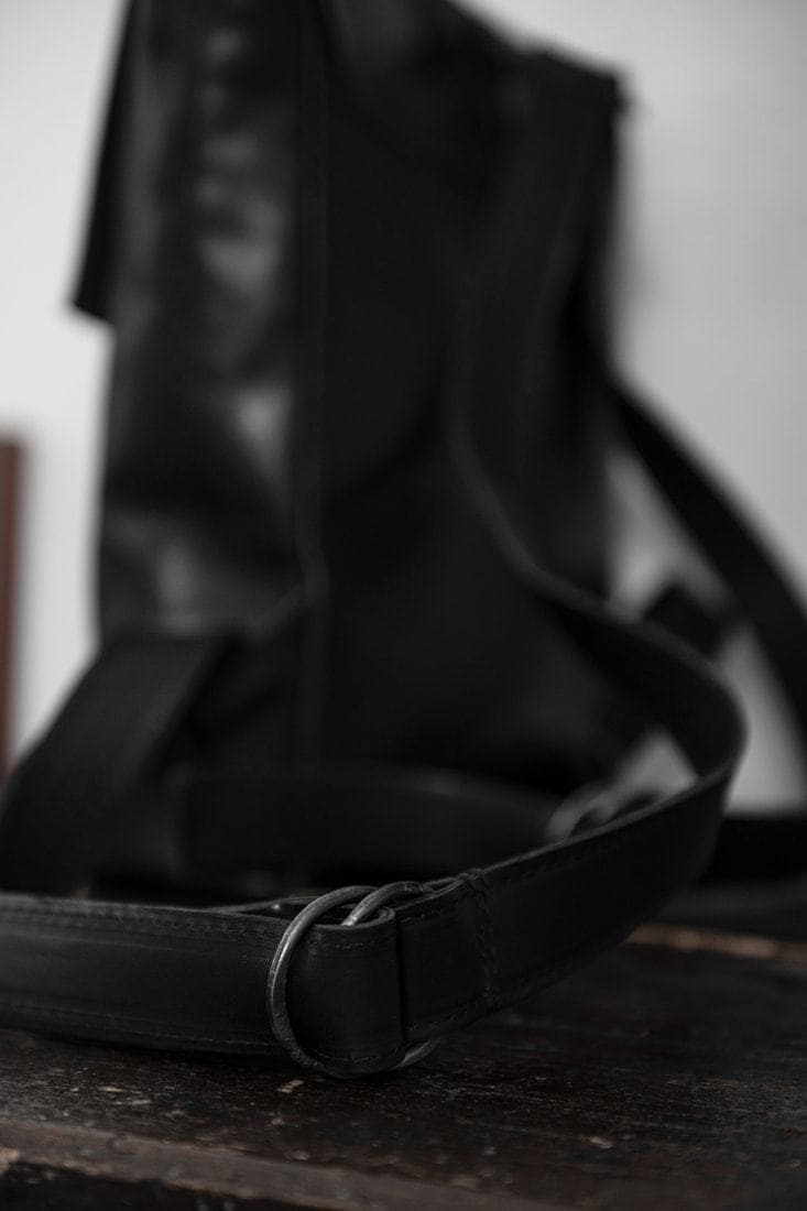 Tagliovivo | Doctor Backpack | Edler Leder Rucksack in schwarz