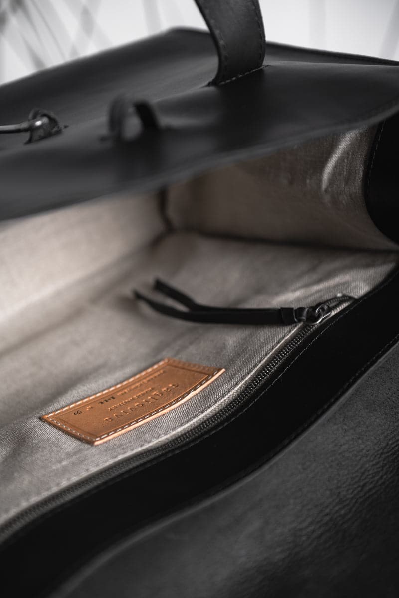 Tagliovivo | Doctor Bag L | Edle und klassische Ledertasche in schwarz
