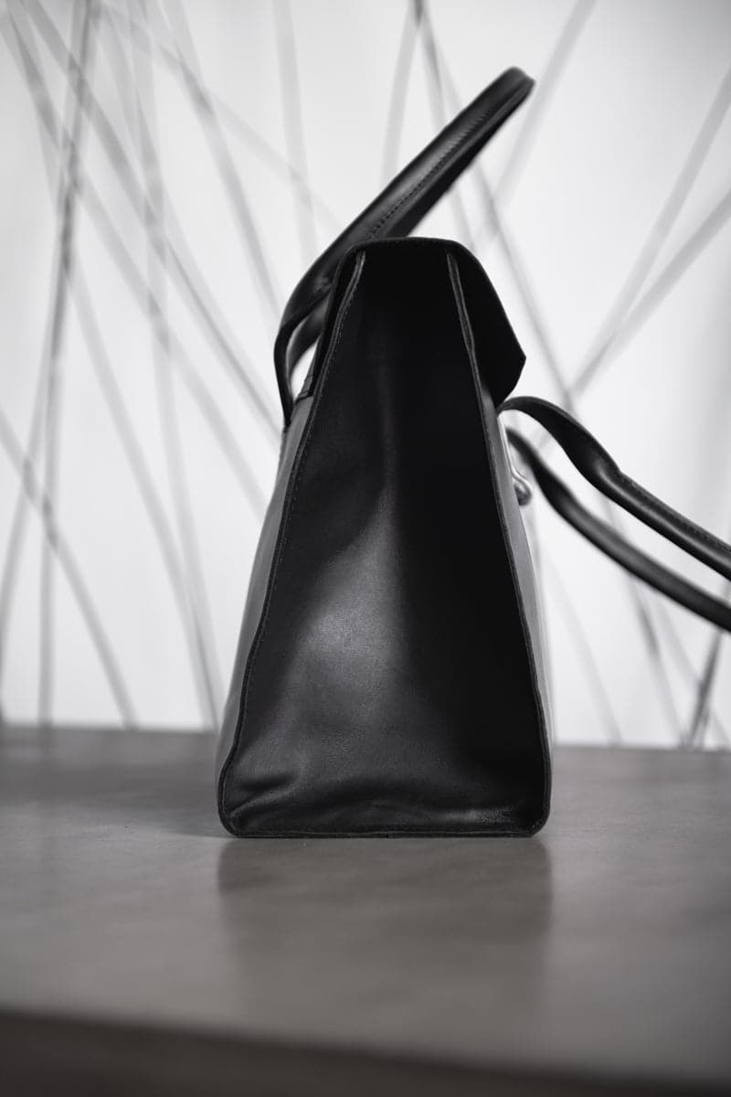 Tagliovivo | Doctor Bag L | Edle und klassische Ledertasche in schwarz