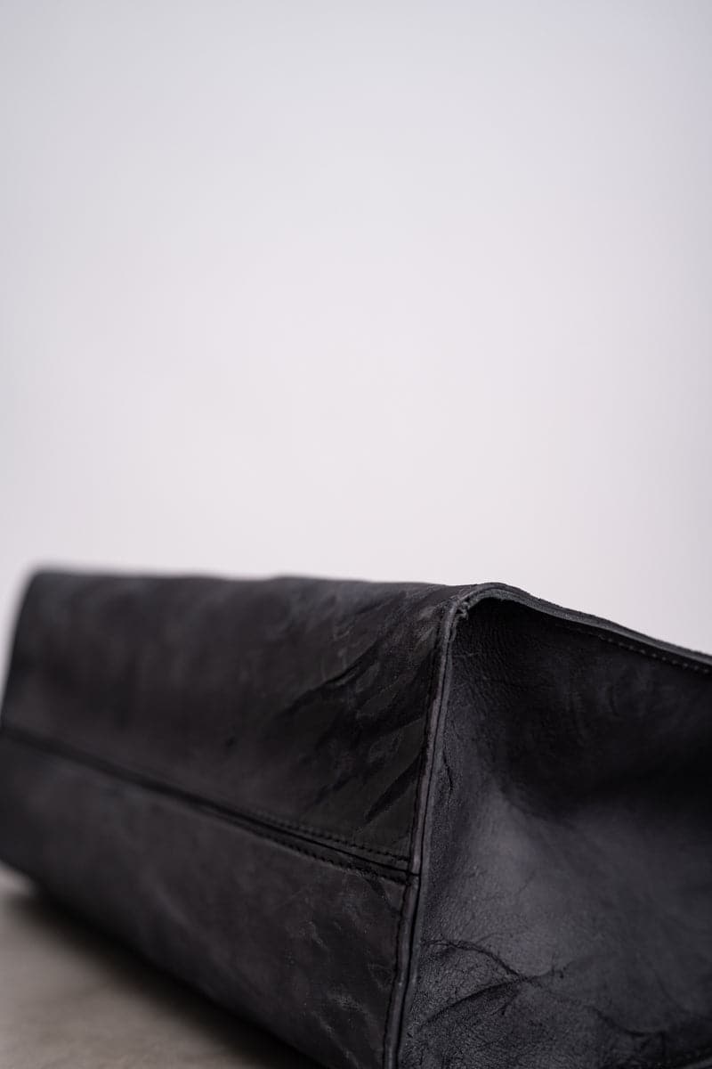 Tagliovivo | Doctor L | Große Ledertasche für Damen in Schwarz in schwarzblau