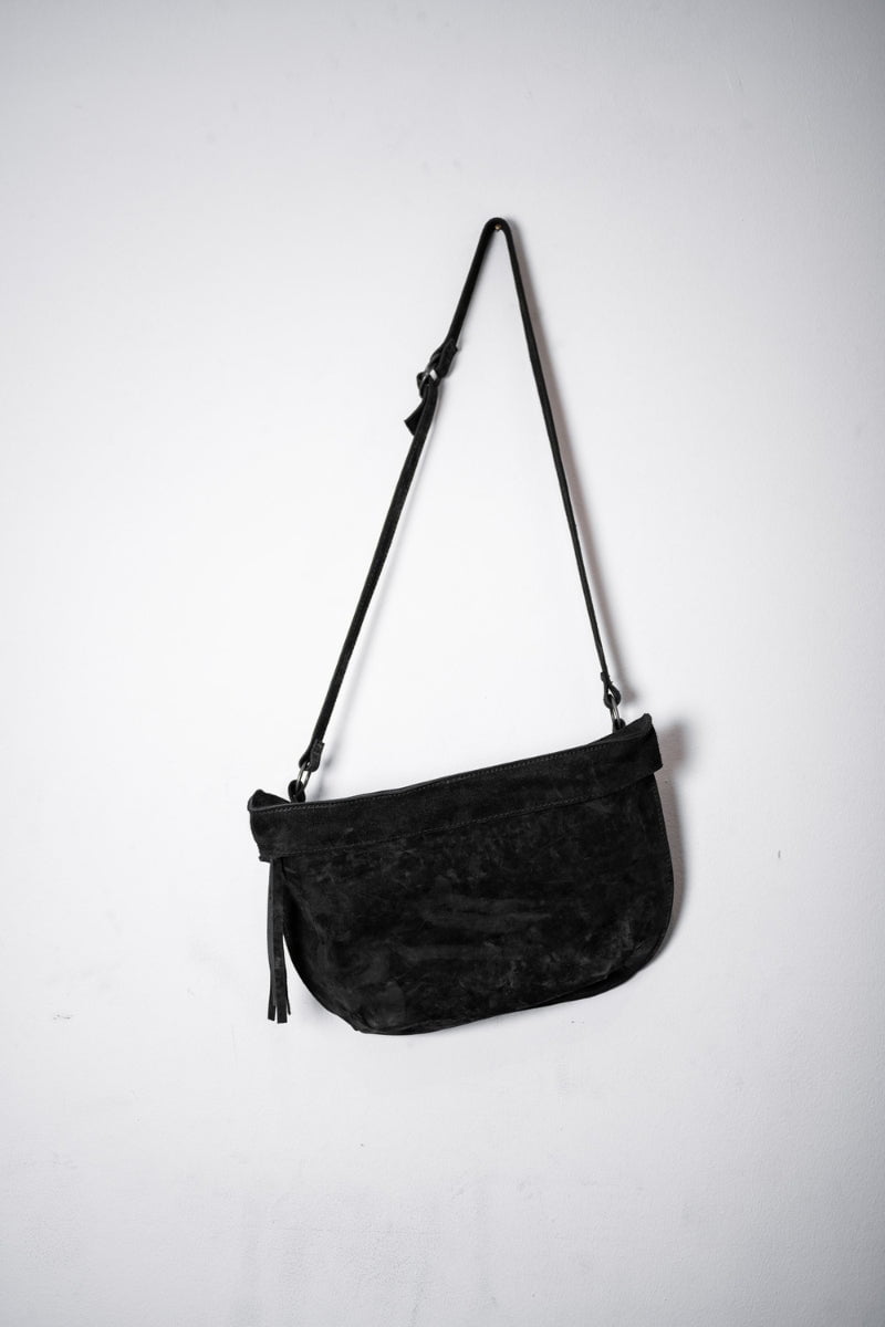 Tagliovivo | Marsupio XL | Große Crossbody Tasche aus Leder in schwarz