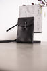 Tagliovivo | Pouch | Kleine Umhänge Ledertasche in schwarz