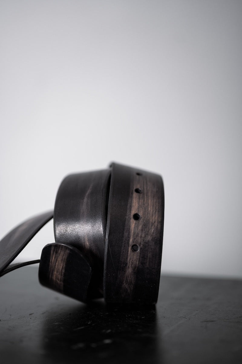 Tagliovivo | Ring Buckle L | Breiter Ledergürtel mit runder Schnalle