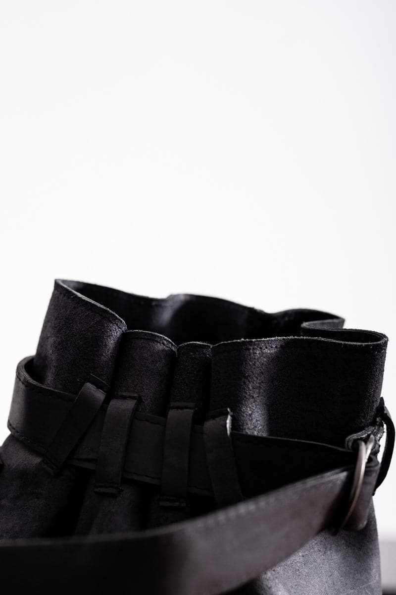 Tagliovivo | Sacco | Extravaganter Lederbeutel in schwarz