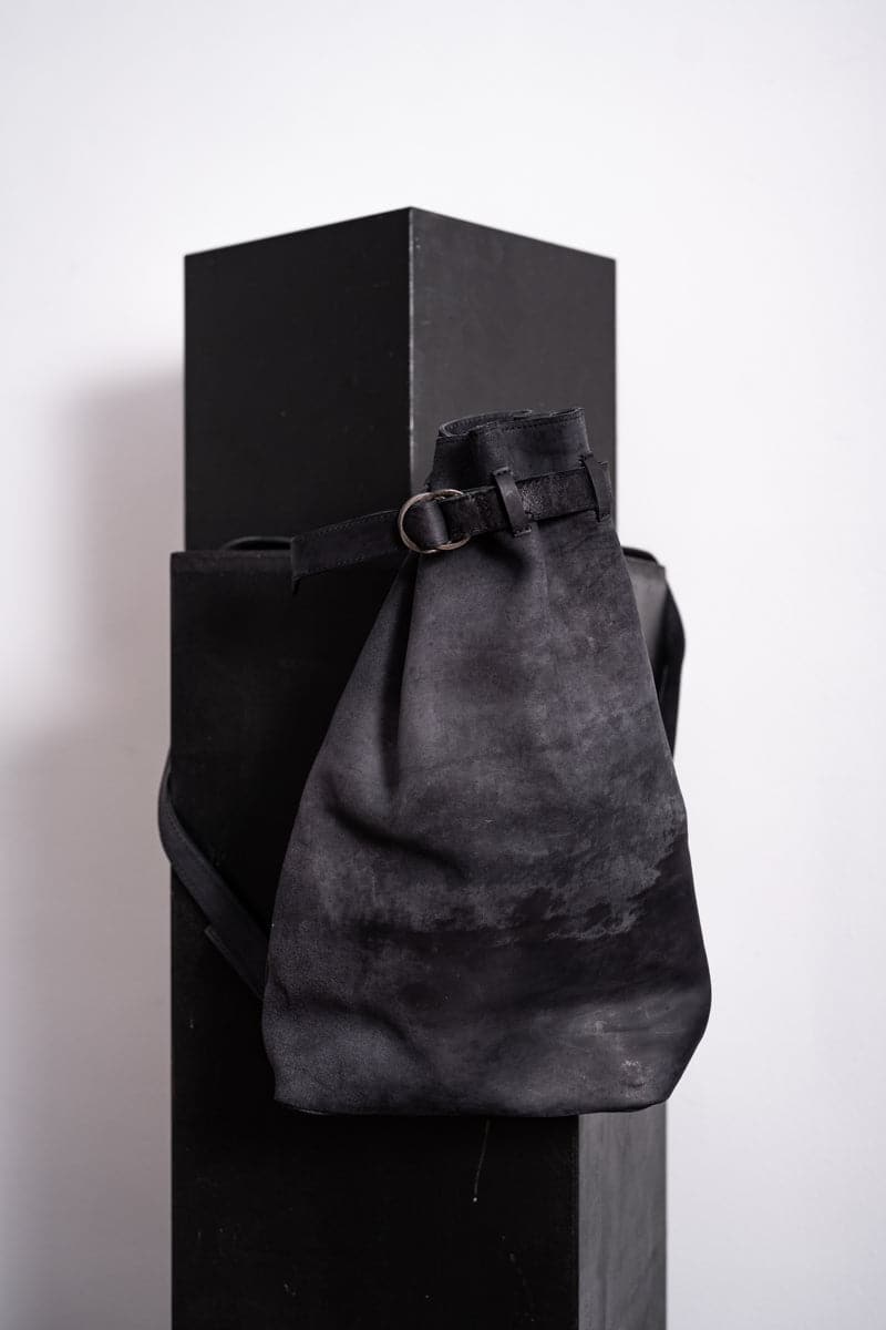 Tagliovivo | Sacco | Extravaganter Lederbeutel in schwarz